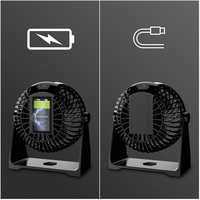 Ventilateur de bureau rechargeable USB silencieux et portable pour la maison, le bureau, la chambre à coucher, le bureau