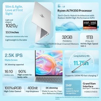 Grosir HPs OmniBook Pro 13 Air 2025 Notebook Tipis 13,3 inci Ryzen AI 7 H350 32G 1TB Layar 2.5K Face ID PC Kantor Portabel
