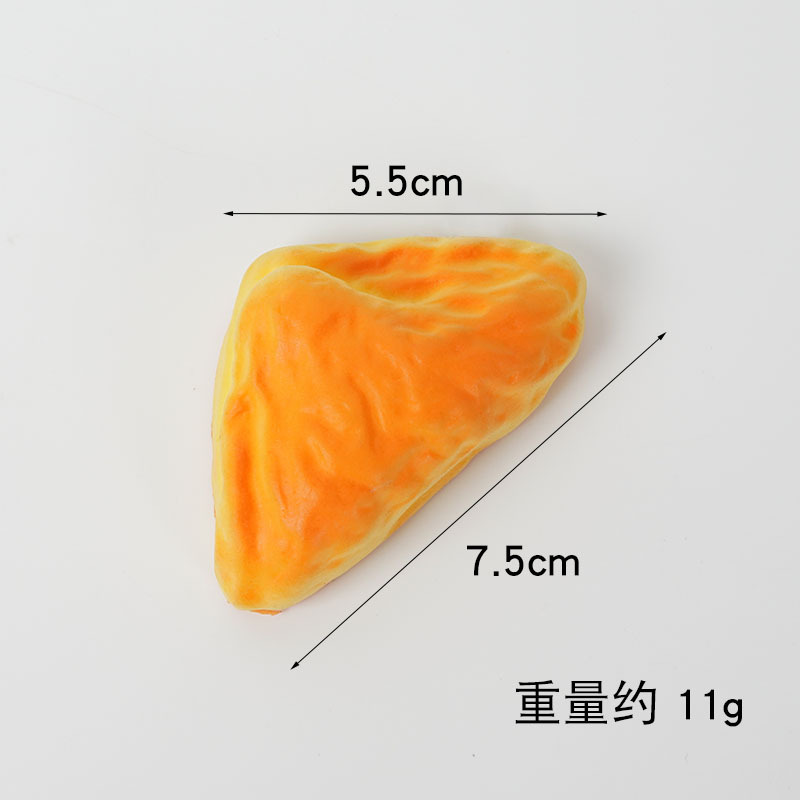 Mini triangle bread-no button
