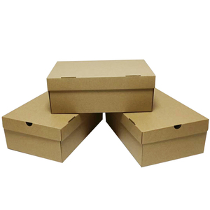 Bán buôn tùy chỉnh bao bì các tông sóng gấp Sneaker hộp giày kraft giá rẻ Giày hộp cho giá rẻ lưu trữ giày hộp - Product Image 4