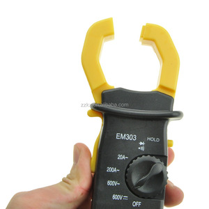 Pinza Amperimétrica Digital EM303, Medidor de Corriente Alterna, Voltímetro, Amperímetro Digital con Alarma Sonora EM303 - Product Image 5