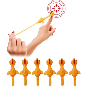 Jouets Capsule 2025 pour Enfant : Faisan Volant Collant en TPR, Poulet Extensible à Lancer au Doigt - Product Image 4