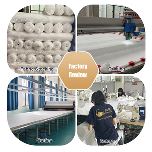 Couette respirante matelassée 100% coton <span class=keywords><strong>de</strong></span> qualité hôtelière <span class=keywords><strong>et</strong></span> confortable remplie <span class=keywords><strong>de</strong></span> <span class=keywords><strong>plumes</strong></span> <span class=keywords><strong>et</strong></span> <span class=keywords><strong>de</strong></span> <span class=keywords><strong>duvet</strong></span> Couette King Size - Product Image 6