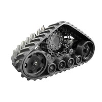 Kit de conversion de chenilles en caoutchouc de marque Juexin à prix compétitif pour tracteurs, moissonneuses-batteuses