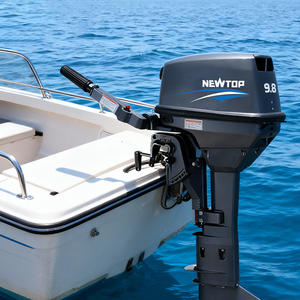 Motores fueraborda de gasolina de 2 tiempos de 9.8HP de alta calidad para embarcaciones de pesca, venta al por mayor - Product Image 4