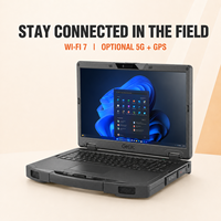 Nueva Laptop Resistente Getac S510 Intel AI Ready con Pantalla FHD de 15.6 Pulgadas, Baterías Intercambiables en Caliente, Windows 11 Pro para Trabajo de Campo