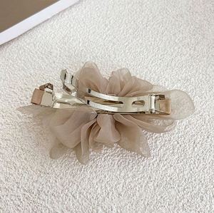 Super Fairy Chiffon Flower Hair Pin Female Summer Ponytail <b>Clip</b> Fabric <b>Bow</b> Spring Hair <b>Clips</b> for Girls - Product Image 6