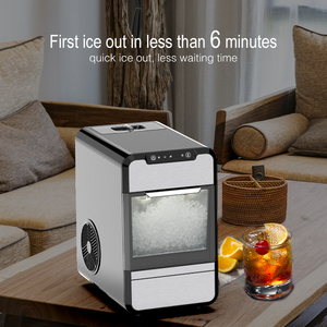 Factory Commercial Portable Mini Automatic Cube Ice Maker Shape for Home & Hotel Certified CB Countertop Style Intellig - Product Image 5
