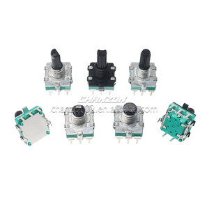Bán Buôn ec16 3 / 5 Pin 15Mm 16Mm 20Mm Có Knurled Trục Phẳng Bộ Mã Hóa Quay Kỹ Thuật Số <span class=keywords><strong>Potentiometer</strong></span> Với <span class=keywords><strong>Push</strong></span> Chuyển - Product Image 1