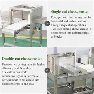 Máquina Cortadora de Queso Mozzarella Fresco Duro en Bloques Pequeños para Uso Industrial, Cortadora de Mantequilla para Pizza - Product Image 5