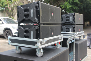 Sistema de Sonido con Altavoz Dual de 10 Pulgadas para Interiores y Exteriores, 2500W de Potencia, Carcasa de Madera y Conexión en Línea - Product Image 5