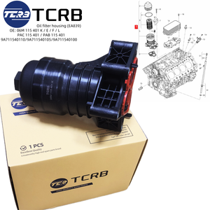 Carcasa de filtro de aceite de motor TCRB 06M115401K para Porsche VW Touareg Audi A4 A5 A6 A7 A8 Q5 Q7 Q8 06M115401F 06M115401E 06M115401L - Product Image 4