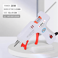Mini pistolet à colle chaude électrique - Qualité industrielle, température réglable, alimenté par batterie, pour le bricolage