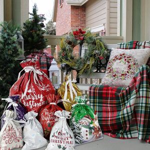Juego <span class=keywords><strong>de</strong></span> Bolsas <span class=keywords><strong>de</strong></span> Regalo Navideñas 2026, Bolsas <span class=keywords><strong>de</strong></span> Plástico Decorativas Estilo Americano, Bolsas <span class=keywords><strong>de</strong></span> Dulces al por Mayor con Cordón - Product Image 4