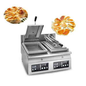 Parrilla Eléctrica de Acero Inoxidable de Alta Eficiencia para <span class=keywords><strong>Gyoza</strong></span> Japonesa, Equipo Comercial para Cocinar Dumplings Fritos - Product Image 1
