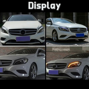 Faros Delanteros de Actualización LED para <span class=keywords><strong>Benz</strong></span> Clase A A45 <span class=keywords><strong>A180</strong></span> A200 W176 X176 2013-2018, Lámpara con Lente de Doble Proyector, Accesorios Modificados - Product Image 5