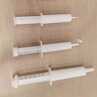 Pistol jarum suntik plastik 10ml HDPE LLDPE untuk memberi makan hewan