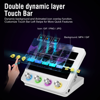 MiraBox N4 Pro Gelişmiş Akış Kontrol Cihazı, 10 LCD Tuş, 4 Düğme ve Canlı Yayın ve PC Kontrolü için Dokunmatik Bar ile