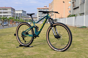 <span class=keywords><strong>Bicicleta</strong></span> <span class=keywords><strong>de</strong></span> Montaña TRIFOX <span class=keywords><strong>de</strong></span> 29 Pulgadas con Suspensión Completa <span class=keywords><strong>de</strong></span> Fibra <span class=keywords><strong>de</strong></span> Carbono, 12 Velocidades, Frenos <span class=keywords><strong>de</strong></span> Disco Hidráulicos, Ruedas <span class=keywords><strong>de</strong></span> Aluminio - Product Image 2