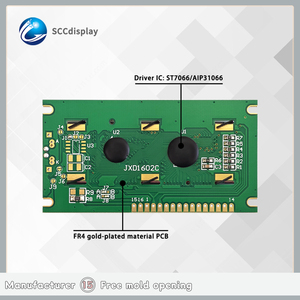 Jxd1602c COB mô-đun hiển thị tiêu chuẩn Ngôn Ngữ Nga <span class=keywords><strong>LCD</strong></span> hiển thị ký tự va Màu Đỏ tiêu cực <span class=keywords><strong>LCD</strong></span> <span class=keywords><strong>1602</strong></span> điều khiển công nghiệp màn hình - Product Image 2