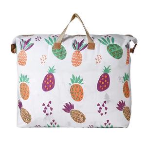 Bolsa organizadora de ropa con estampado de vaca, bolsa rectangular de gran capacidad para almacenamiento de edredones, para uso en el dormitorio - Product Image 4
