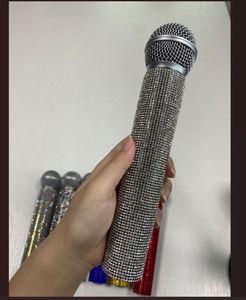 ไมโครโฟนพลาสติกจำลอง ของเล่นไมค์เสริมสำหรับฝึกซ้อม ถ่ายวิดีโอ แสดงโชว์ จำนวนมาก - Product Image 5