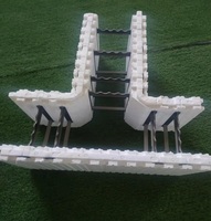 Blocs ICF de haute qualité fabriqués en Chine, formes en béton isolées en mousse, économie d'énergie, motif rectangulaire en EPS