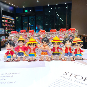 พวงกุญแจการ์ตูนวันพีซ อนิเมะลูฟี่ ของตกแต่งรถยนต์ กระเป๋าเป้ พวงกุญแจ ของขวัญ ขายส่ง - Product Image 2