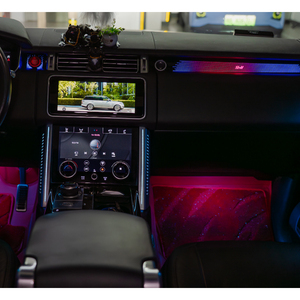 Éclairage d'ambiance RGBIC pour voiture, directement de l'usine, pour Land Rover Range Rover Vogue type Extended 2018-2022, décoration intérieure, bande LED - Product Image 4