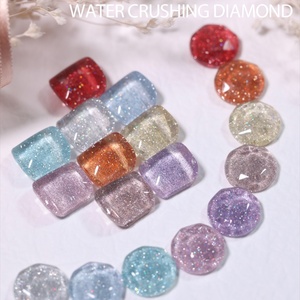 Finely Diamond Glitter UV Soak off French Disco Effect <b>Reflective</b> <b>Gel</b> <b>Polish</b> Non-Toxic Vegan Professional Use - Product Image 1