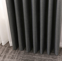 Offre Spéciale rideaux de fenêtre à œillets simples bon marché pour la décoration de la chambre