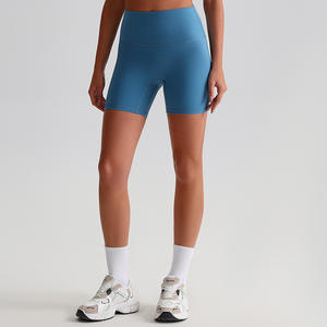 Abbigliamento di alta qualità allenamento Fitness corsa sport collant <span class=keywords><strong>corti</strong></span> <span class=keywords><strong>pantaloncini</strong></span> da bici Yoga a vita alta - Product Image 4