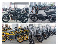 Moto électrique à batterie interchangeable pour patrouille de sécurité, moto électrique pour adulte, moto de garde pour utilisation quotidienne en patrouille