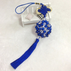 Pendentif Boule Perlée Colorée Mystère d'Aomiao en Résine Plastique, Ornement Intérieur de Voiture, Décoration Porte-Bonheur, Printemps 2024 - Product Image 2