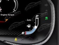 Cluster Digital 12.3 inci untuk Dodge Ram 2013-2018 GPS Navi LCD Panel instrumen dasbor mobil pengukur kecepatan pemutar Multimedia LCD