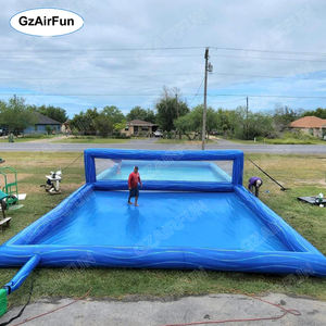 2025 nouveau terrain de volley-ball gonflable <span class=keywords><strong>piscine</strong></span> multi-sports arène Premium PVC pliable conception lac plage fête avec des <span class=keywords><strong>balles</strong></span> de pompe - Product Image 2