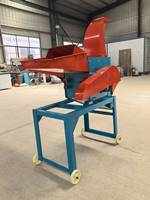 Machine à couper le foin multifonctionnelle avec roues, pétrin à foin sec et humide et broyeur de paille pour bovins et ovins
