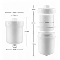Filtre de Douche Domestique Soin de la Peau 2026 – Purificateur de Douche à Filtration Multi-Étapes pour Eau Dure, Élimine le Chlore