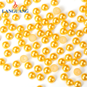 Pearl Pearls Beads Pearls Loose Beads LanGuang Wholesale White Imitation ABS Plastic Decoration Pearl Round Loose Pearls Beads For Jewelry Making