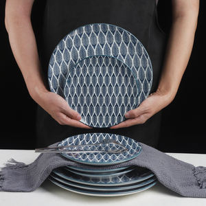 现货船中国工厂价格高品质环保10.5/7.5英寸餐垫印刷白瓷板现代设计 - Product Image 5