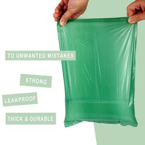 ถุงเก็บอุจจาระสุนัขแบบขายส่ง เป็นมิตรกับสิ่งแวดล้อม ย่อยสลายได้ แข็งแรง ทนทาน ป้องกันการรั่วซึม พกพาสะดวกสำหรับใช้งานกลางแจ้ง - Product Image 4