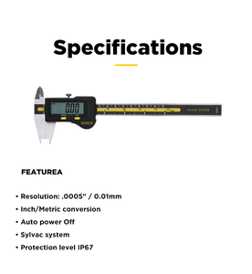 Calibre numérique Asimeto certifié ISO17025, précision 0,01 mm, pour la fabrication professionnelle - Product Image 5