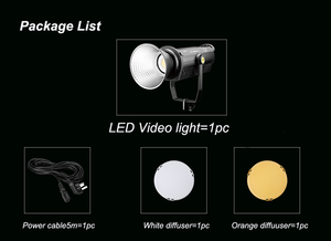 ไฟ LED-3000A.Pro แบบสองสี 2700-6500K <span class=keywords><strong>NiceFoto</strong></span> 300W ไฟ LED ระดับมืออาชีพสำหรับการถ่ายทำภาพยนตร์ในสตูดิโอ - Product Image 3