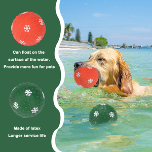 Hovicaed - Pelotas de Juguete para Perros de Látex Elástico Resistentes a Mordeduras, Juguetes Chirriantes para Perros, Juguetes Interactivos para Perros - Product Image 5