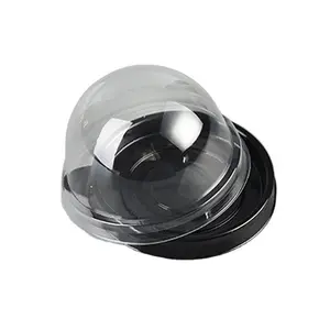 Gebäck koffer PET Cupcake Case Benutzer definierte transparente Single Dome Kunststoff verpackungs material Lebensmittel Kunststoff verpackung Blister verpackung