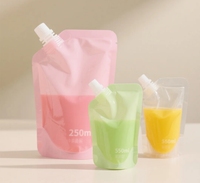 Sac en plastique liquide en nylon haute barrière pour jus, emballage personnalisé de jus de fruits, emballage de boisson, lait, gelée