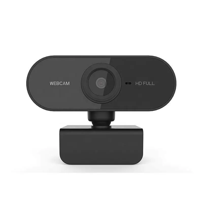 1080P HD Webcam With Mic Rotatable PC Desktop Web Camera Cam for Video Calling Conference Recording Work