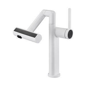 Grifo de lavabo transfronterizo Kaiping de 35 mm, monomando de cobre con caño giratorio y doble control - Product Image 2