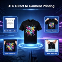 Équipement d'impression textile DTG à double poste de travail, pour maximiser la production quotidienne de t-shirts et de sweats à capuche pour les projets de personnalisation en gros.
