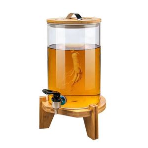 Baril de riz de tasse à mesurer, baril de stockage de grain de cuisine, <span class=keywords><strong>pot</strong></span> en verre étanche à l'humidité baril de stockage de nourriture - Product Image 3